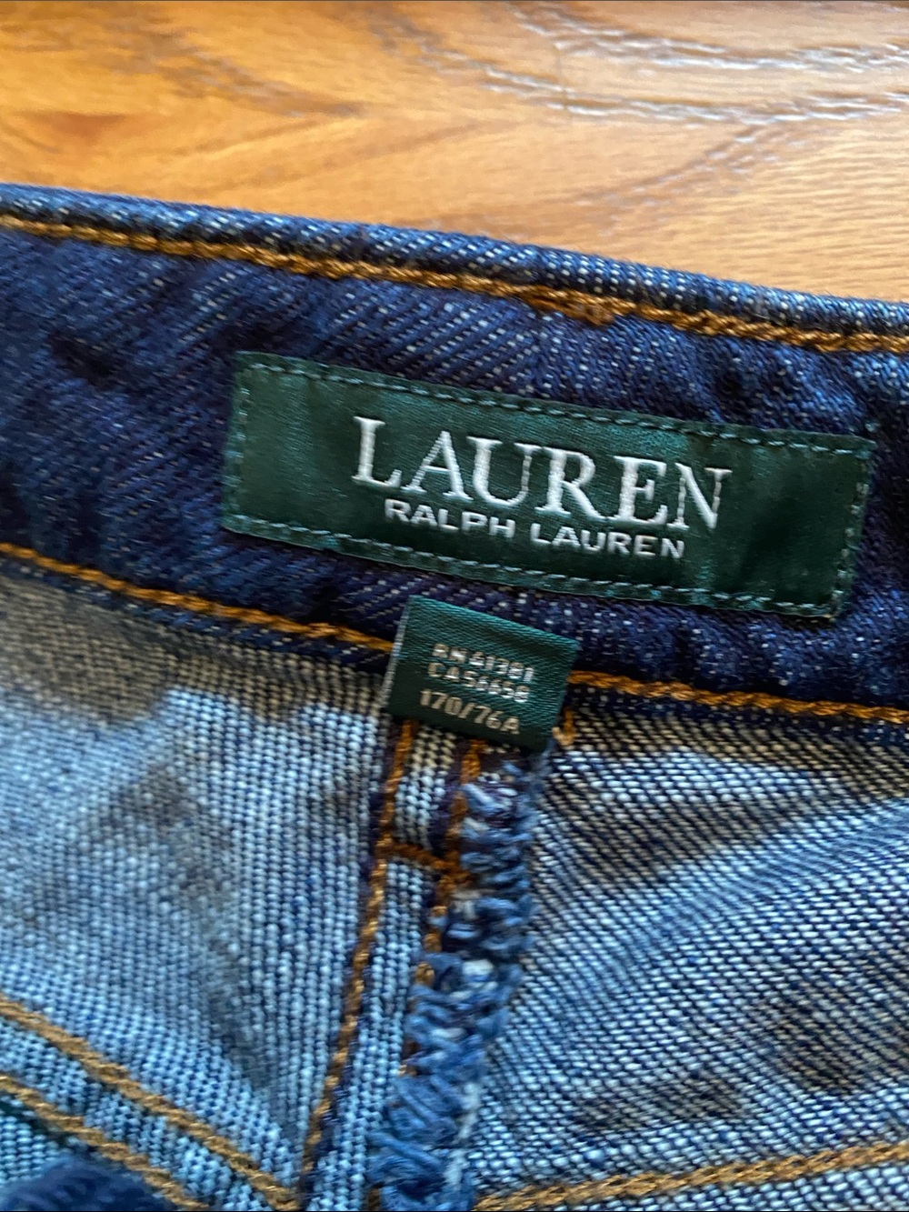 Ralph Lauren Deep Blue Denim Womens Jean Skirt - Picture 3 of 12